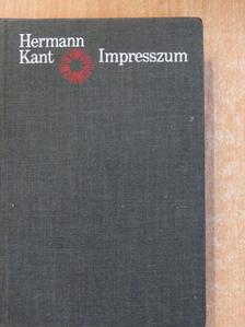 Hermann Kant - Impresszum [antikvár]