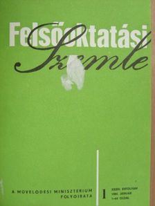 Felsőoktatási Szemle 1984. január-december [antikvár]