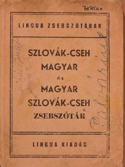 Szlovák-cseh-magyar és magyar-szlovák-cseh zsebszótár I-II. [antikvár]