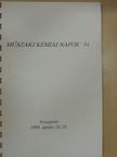 Műszaki Kémiai Napok '94 [antikvár]