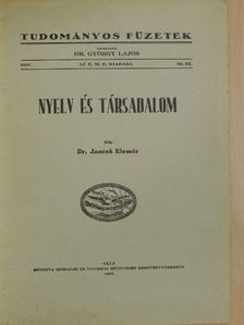 Dr. Jancsó Elemér - Nyelv és társadalom [antikvár]