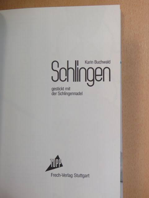 Karin Buchwald - Schlingen [antikvár]