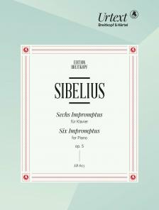 SIBELIUS - SECHS IMPROMPTUS OP.5 FÜR KLAVIER URTEXT (KARI KILPELAEINEN)