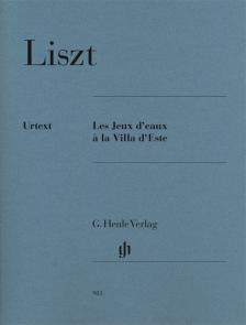 LISZT - LES JEUX D`EAUX A LA VILLA D`ESTE FÜR KLAVIER URTEXT (HERTTRICH/THEOPOLD)
