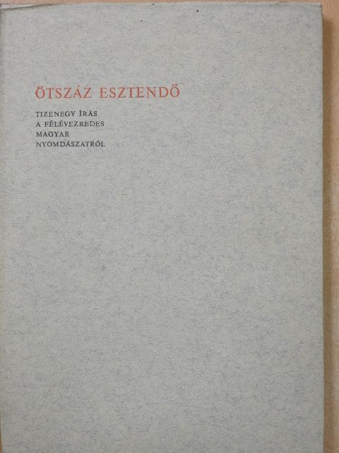 Borsa Gedeon - Ötszáz esztendő [antikvár]