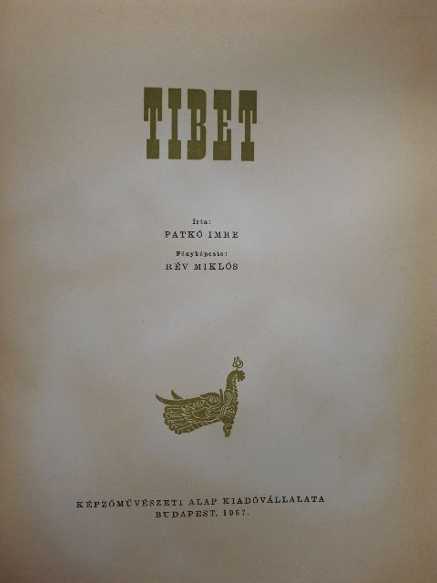 Patkó Imre - Tibet [antikvár]
