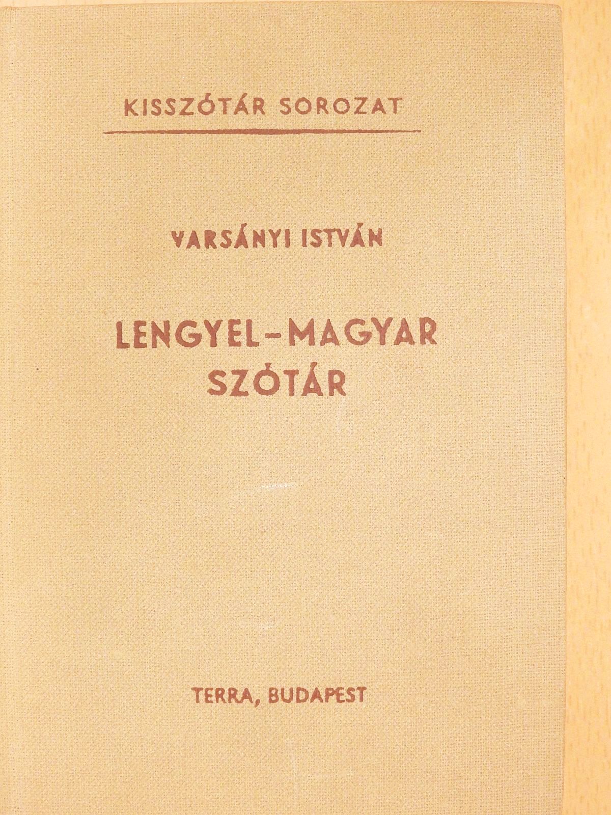 Varsányi István - Lengyel-magyar szótár [antikvár]