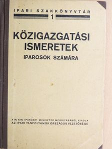 Közigazgatási ismeretek [antikvár]