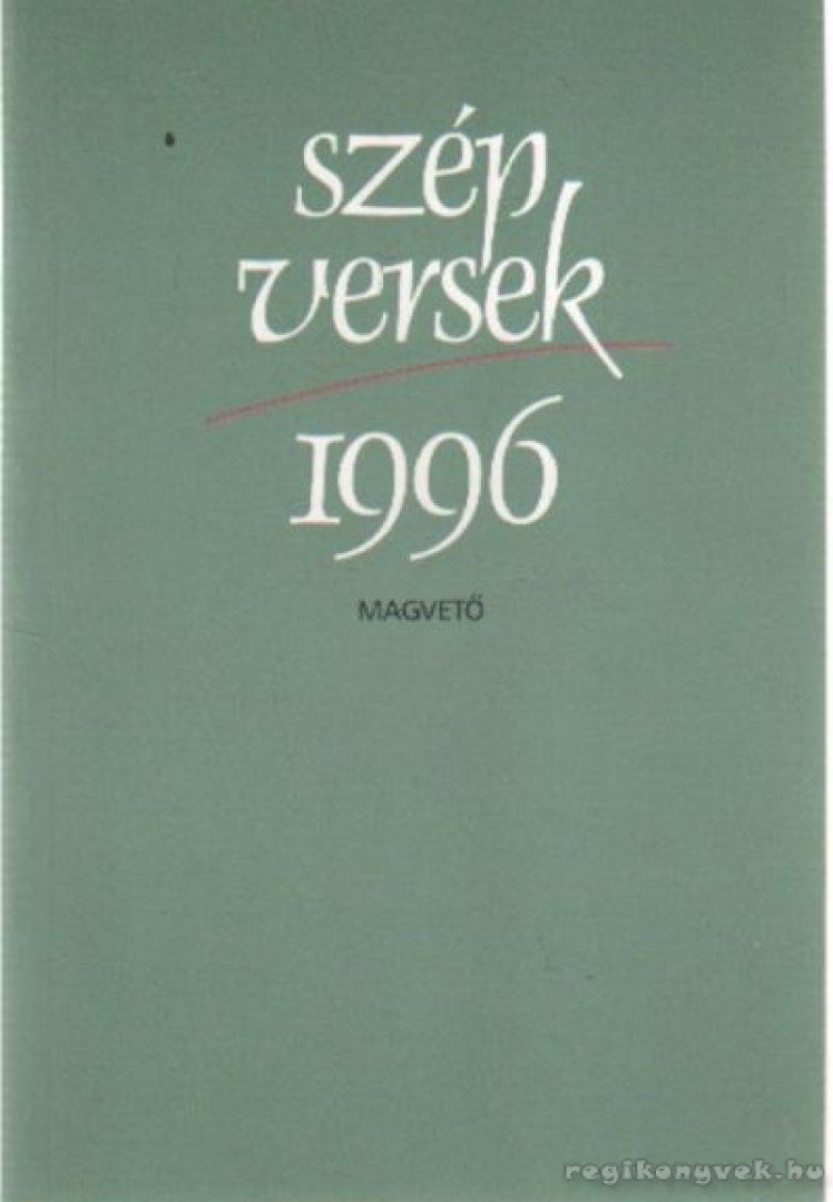 BÁN ZOLTÁN ANDRÁS - Szép versek 1996 [antikvár]