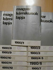 Magyar Kémikusok Lapja 1980. január-december [antikvár]