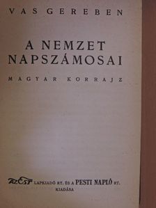 Vas Gereben - A nemzet napszámosai [antikvár]