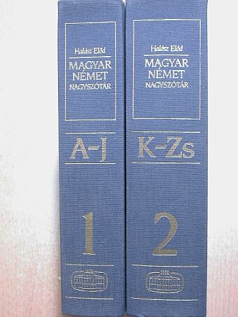 Halász Előd - Magyar-német nagyszótár I-II. [antikvár]