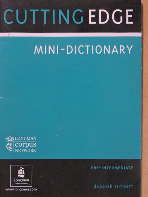Deborah Tempest - Cutting Edge - Pre-Intermediate - Mini-Dictionary [antikvár]