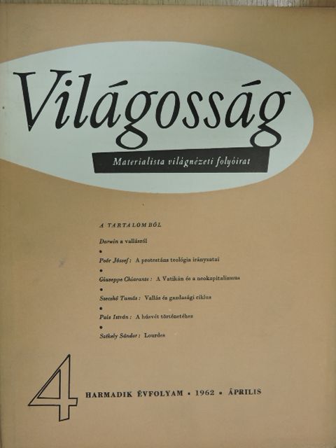 Giuseppe Chiarante - Világosság 1962. április [antikvár]