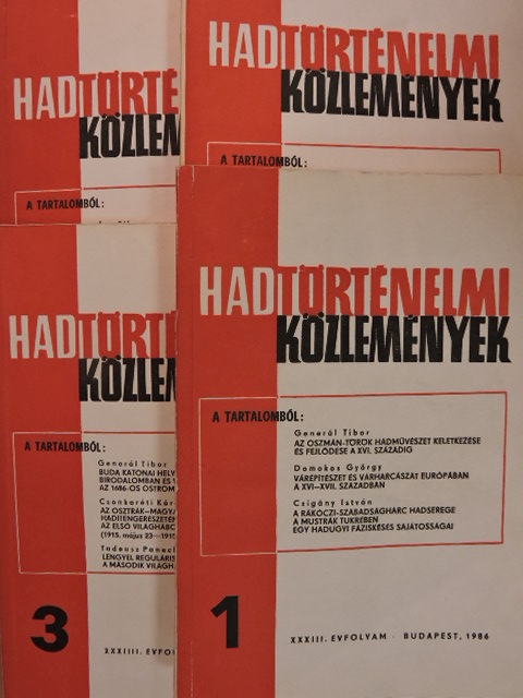 Ács Tibor - Hadtörténelmi Közlemények 1986/1-4. [antikvár]