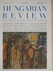 Andrea Carteny - Hungarian Review September 2013 [antikvár]
