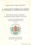 Dr. Varga Mihály (szerk.) - A nemzet színházáért [antikvár]