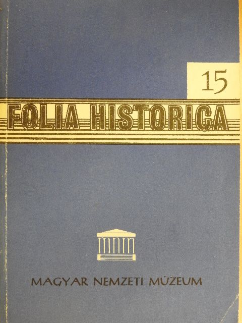 Basics Beatrix - Folia Historica 15. [antikvár]