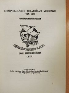 Középiskolások helyesírási versenye 1987-1991 [antikvár]