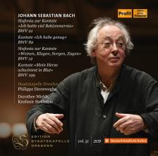 BACH, BERLIOZ, MAHLER, VERDI - SINFONIA ZUR KANTATE  BWV 21, 2CD HERREWEGHE