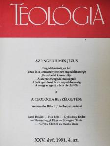 Barsi Balázs - Teológia 1991. november [antikvár]