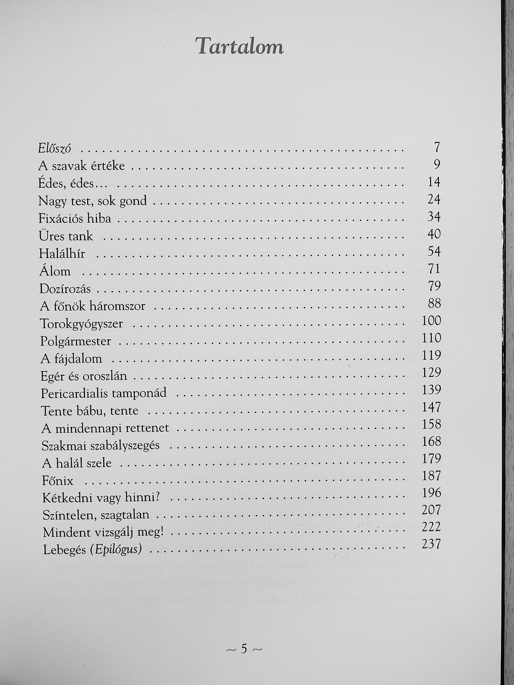 Bogár Lajos - Érzéstelenítés (dedikált példány) [antikvár]