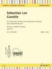 LEE, SEBASTIAN - GAVOTTE FOR VIOLONCELLO AND PIANO b MINOR (h-MOLL) OP.112 (A.C.NIMCZIK) LEVEL 3