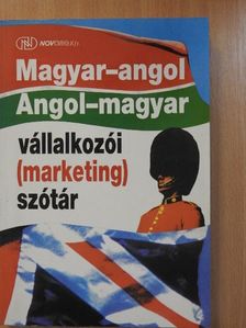 Dr. Hoffmann Istvánné - Magyar-angol/Angol-magyar vállalkozói (marketing) szótár [antikvár]