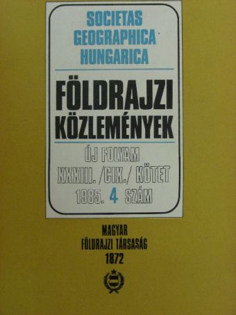 Bassa László - Földrajzi Közlemények 1985/4. [antikvár]