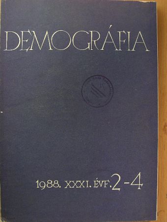 A. Milovidov - Demográfia 1988/ 2-4. [antikvár]