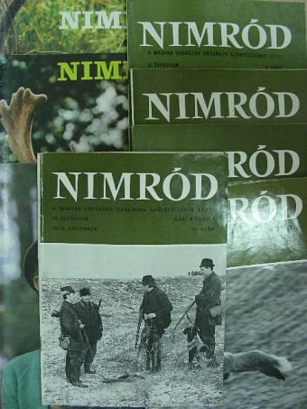 Nimród 1970-1977. (vegyes számok) (8 db) [antikvár]