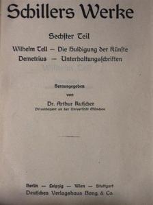 Friedrich Schiller - Schillers Werke 6-7. (gótbetűs) [antikvár]