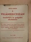 Erdős Nándor - A villámkulcsszám kiszámítása és gyakorlati alkalmazása [antikvár]