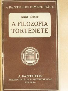 Nagy József - A filozófia története [antikvár]