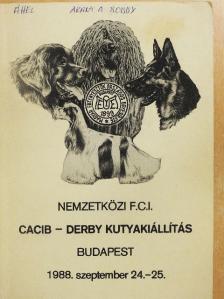 Nemzetközi F.C.I. CACIB-DERBY kutyakiállítás [antikvár]