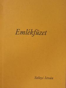 Szőnyi István - Emlékfüzet [antikvár]