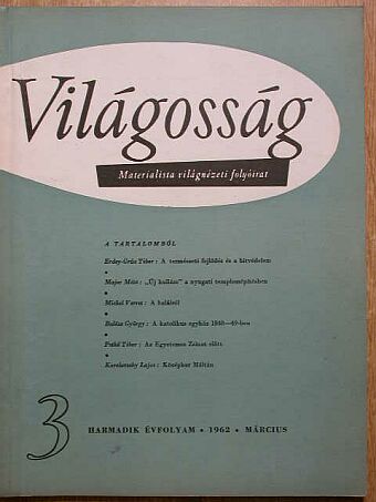 Balázs András - Világosság 1962. március [antikvár]