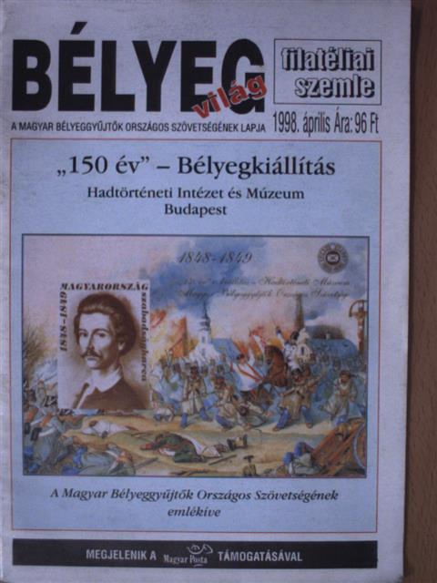 Dr. Molnár László - Bélyegvilág 1998. április [antikvár]