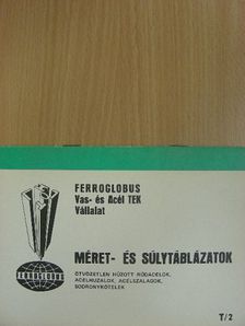 Méret- és súlytáblázatok T/2 [antikvár]