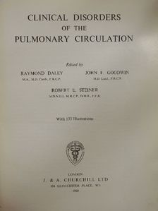 C. V. Harrison - Clinical disorders of the pulmonary circulation [antikvár]