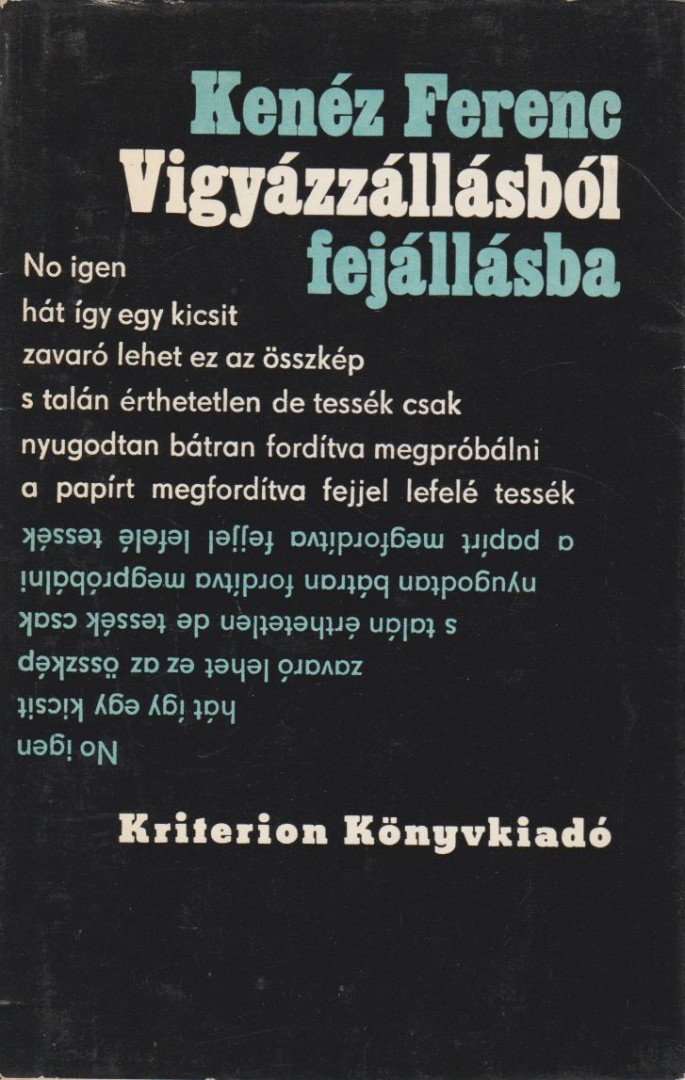 KENÉZ FERENC - Vigyázzállásból fejállásba [antikvár]