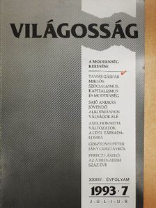 Axel Honneth - Világosság 1993. július [antikvár]