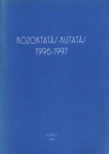 Varga Lajos, Budai Ágnes - Közoktatás-kutatás 1996-1997 [antikvár]