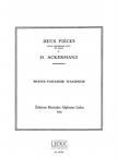 ACLER,AMS, H. - PETITE FANTAISIE ITALIENNE POUR SAXOPHONE ALTO ET PIANO