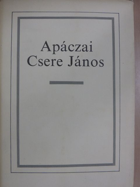 Dr. Kocsis Elemér - Apáczai Csere János [antikvár]
