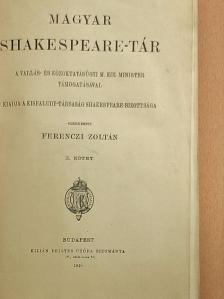 Czeke Marianne - Magyar Shakespeare-tár X. [antikvár]