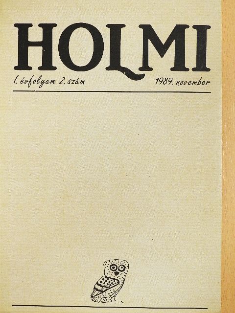 Andrej Szinyavszkij - Holmi 1989. november [antikvár]