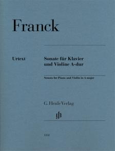Franck - SONATE FÜR KLAVIER UND VIOLINE A-DUR (HERAUSG. P.JOST, FINGERSATZ K.SCHILDE)