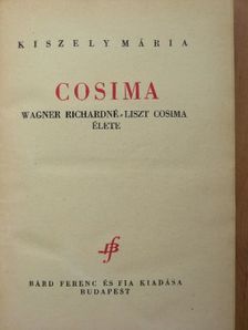 Kiszely Mária - Cosima [antikvár]