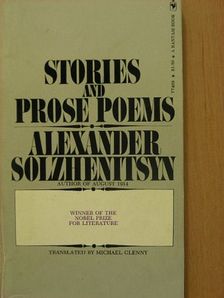 Alexander Solzhenitsyn - Stories and Prose Poems [antikvár]